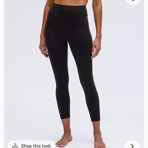 Lululemon Wunder Under smooth cover Black Leggings